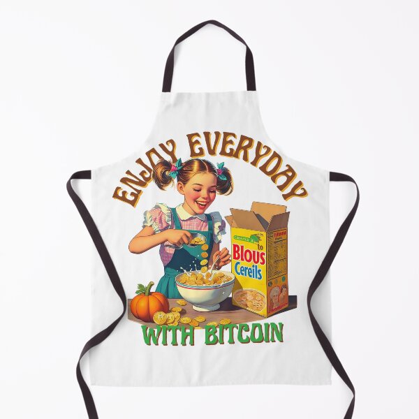 Item preview, ENjoy with btc,BTC cereal girl,retro art,BTC,Bitcoin,Bitcoin Art,Btc art designed and sold by 1SINGHA.