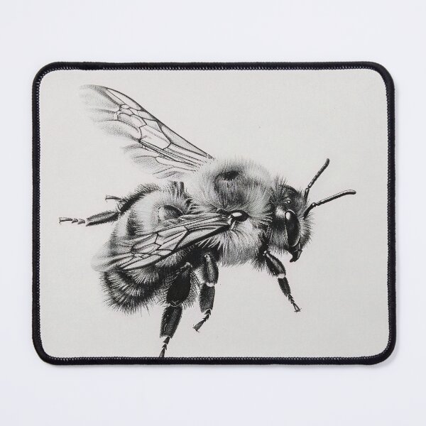 Item preview, Black and white Bee pencil drawing designed and sold by Pencil-Art.