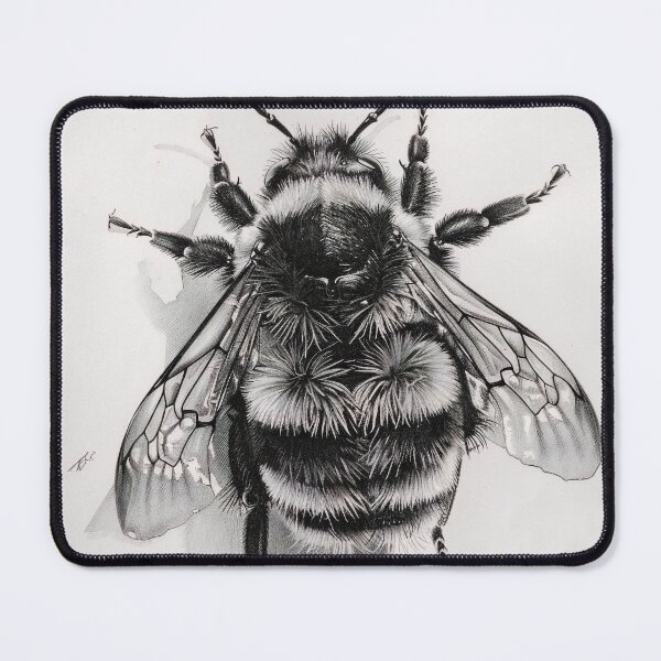 Item preview, Black and white Bee pencil drawing designed and sold by Pencil-Art.