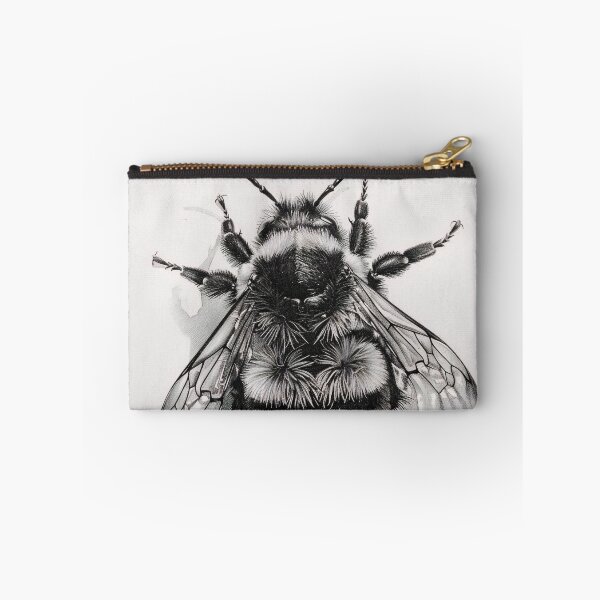 Item preview, Black and white Bee pencil drawing designed and sold by Pencil-Art.