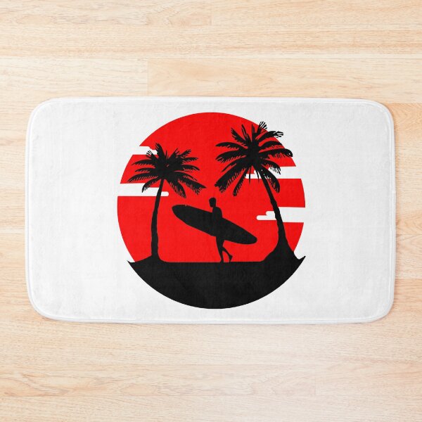 Item preview, Surfer under Pamlem before sunset designed and sold by blankshirt.