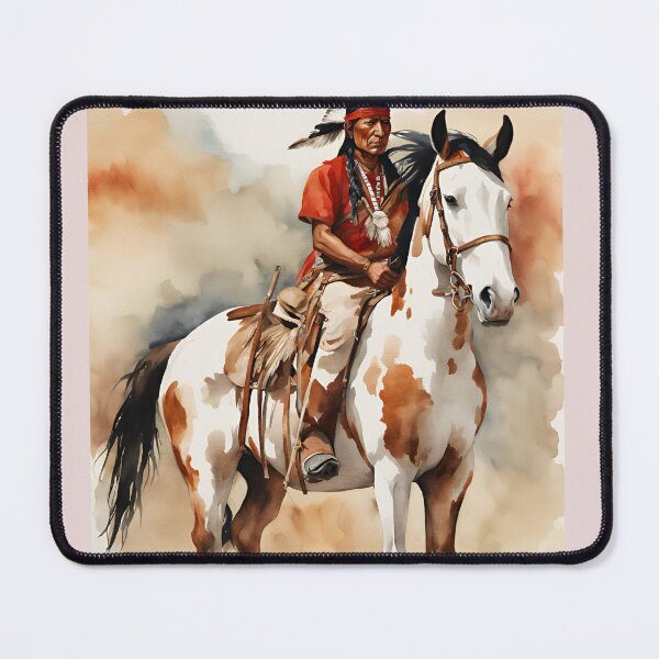 Item preview, Apache, Red Indian on Horse designed and sold by Fat Pony.