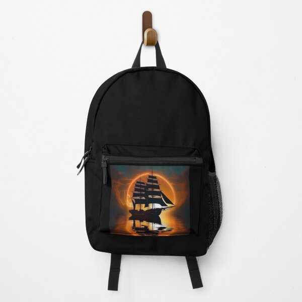 Item preview, a sailboat in front of an electric sunset designed and sold by quasartphil.