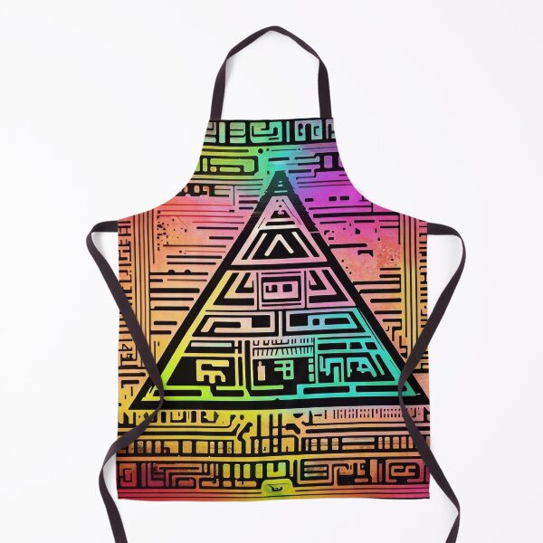 Artikelvorschau, Psychedelische Pyramide und Hieroglyphen entworfen und verkauft von Syrupulse.