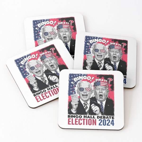 Item preview, Biden vs Trump Battle of the Bingo Hall Debate Election 2024 designed and sold by GravitiTees.