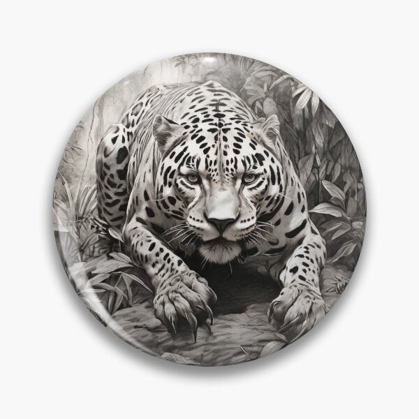 Item preview, Pencil drawn Jaguar  designed and sold by Pencil-Art.