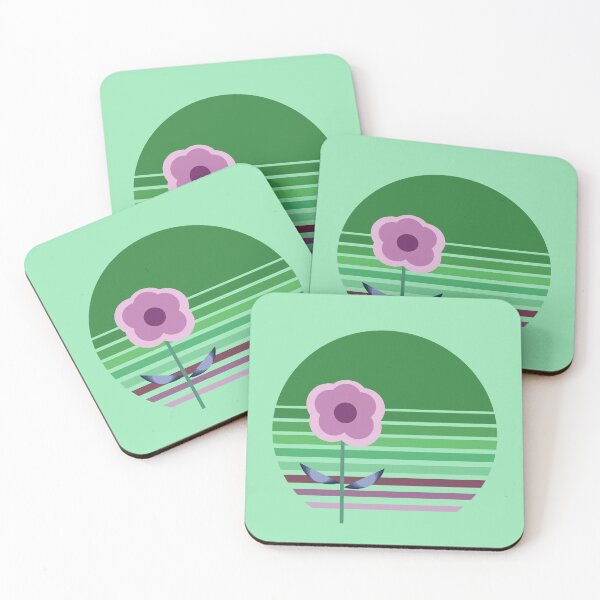 Item preview, Bauhaus Movement Style Bauhaus Inspired Coastal Flower 4 of 4 designed and sold by Beachy.