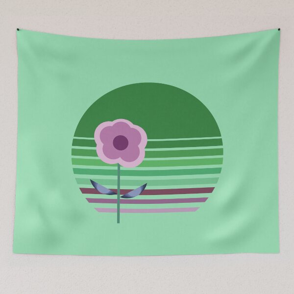 Item preview, Bauhaus Movement Style Bauhaus Inspired Coastal Flower 4 of 4 designed and sold by Beachy.