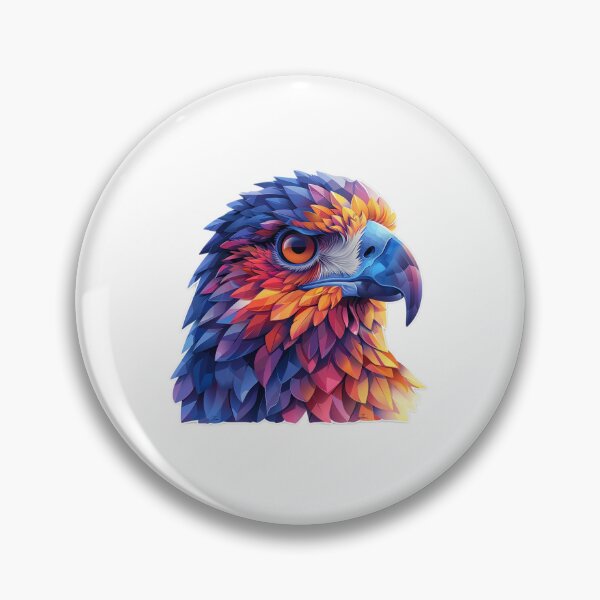 Item preview,  EAGLE HEAD WITH VIBRANT COLORS designed and sold by lunacoco81.