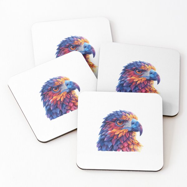 Item preview,  EAGLE HEAD WITH VIBRANT COLORS designed and sold by lunacoco81.