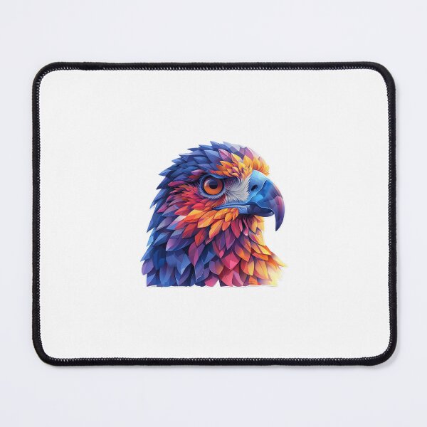 Item preview, EAGLE HEAD WITH VIBRANT COLORS designed and sold by lunacoco81.