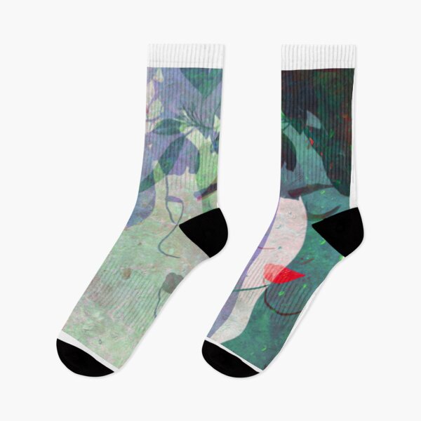 Item preview, Abstract Faces with Leaves designed and sold by WatanabeTakumiy.