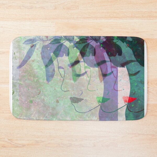 Item preview, Abstract Faces with Leaves designed and sold by WatanabeTakumiy.