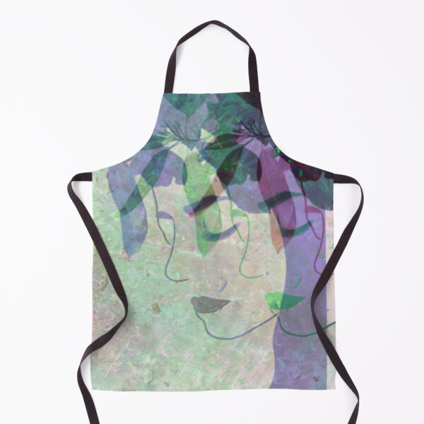 Item preview, Abstract Faces with Leaves designed and sold by WatanabeTakumiy.