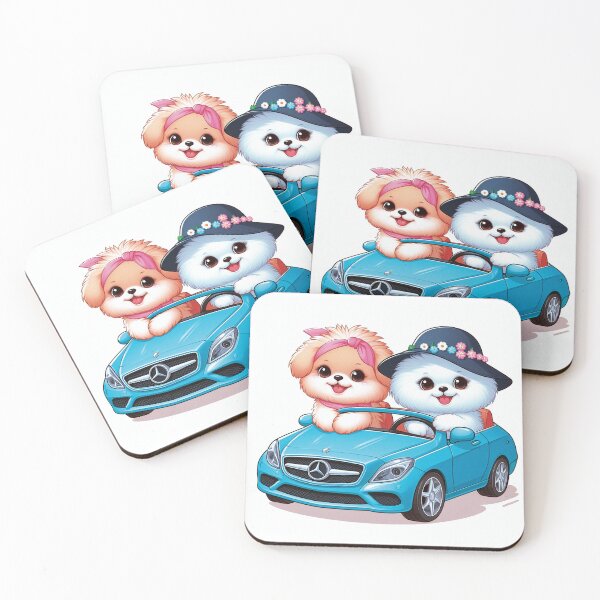 Item preview,     Dogs driving designed and sold by SEOYOUNG ART SHOP.