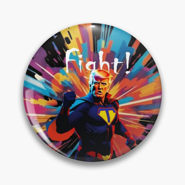 Item preview, Trump fight (superhero) 4 designed and sold by Warih.