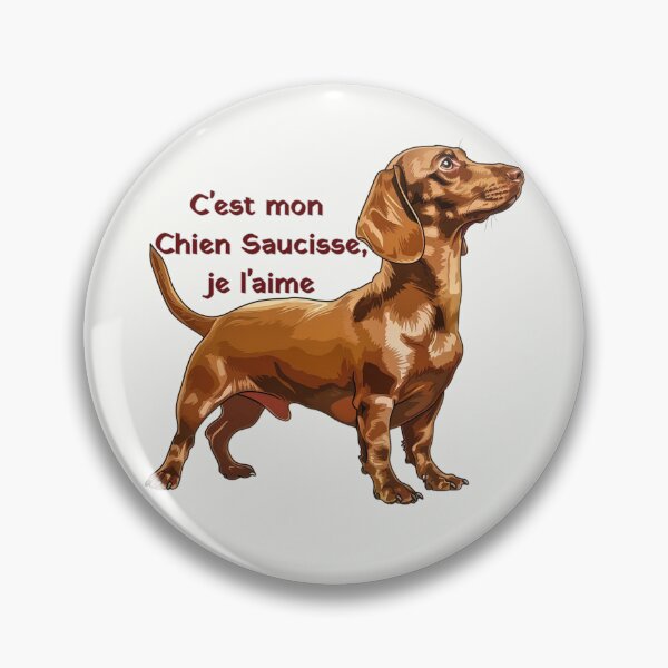 Item preview, C'est mon Chien Saucisse, je l'aime designed and sold by FabulDeco2022.