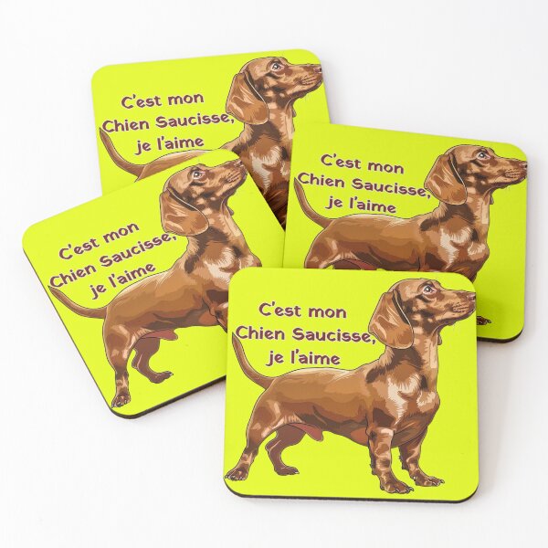 Item preview, C'est mon Chien Saucisse, je l'aime designed and sold by FabulDeco2022.