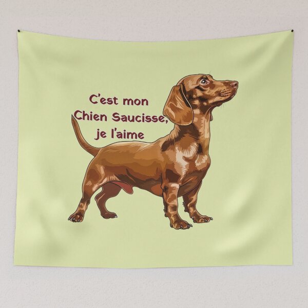 Item preview, C'est mon Chien Saucisse, je l'aime designed and sold by FabulDeco2022.