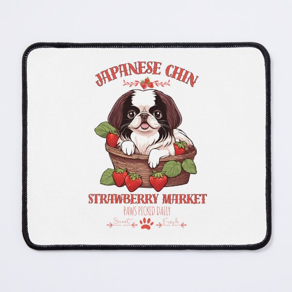 Item preview,  Coquette Aesthetic Dog Strawberry market paws picked daily sweet and fresh japaese chin designed and sold by GoodyPaws.