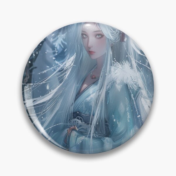 Item preview, Ethereal Snow Maiden in Enchanted Winter Forest designed and sold by sowhatesttop.