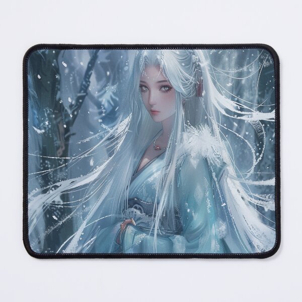 Item preview, Ethereal Snow Maiden in Enchanted Winter Forest designed and sold by sowhatesttop.
