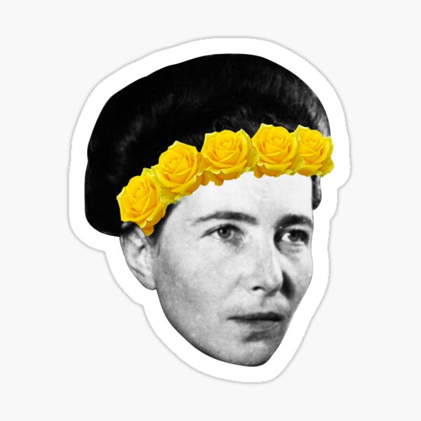 Aperçu de l'œuvre Simone de Beauvoir créée et vendue par whyttwhytt.