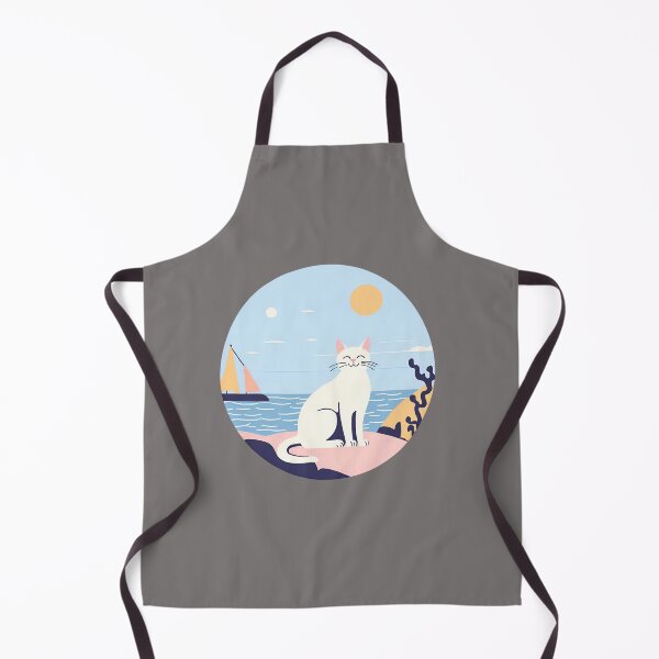 Item preview, CAT ON THE BEACH, CAT, BEACH designed and sold by GOLDENGARDENART.