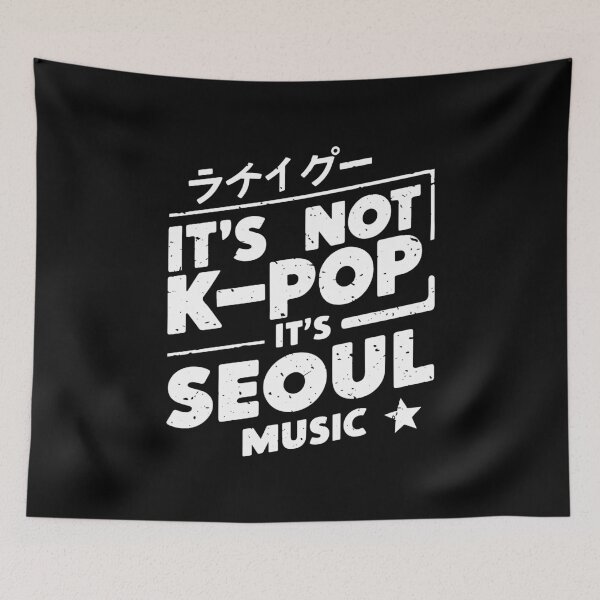 Item preview, No es K-pop, es música de Seúl kpop Hallyu pop coreano designed and sold by w1ckerman.