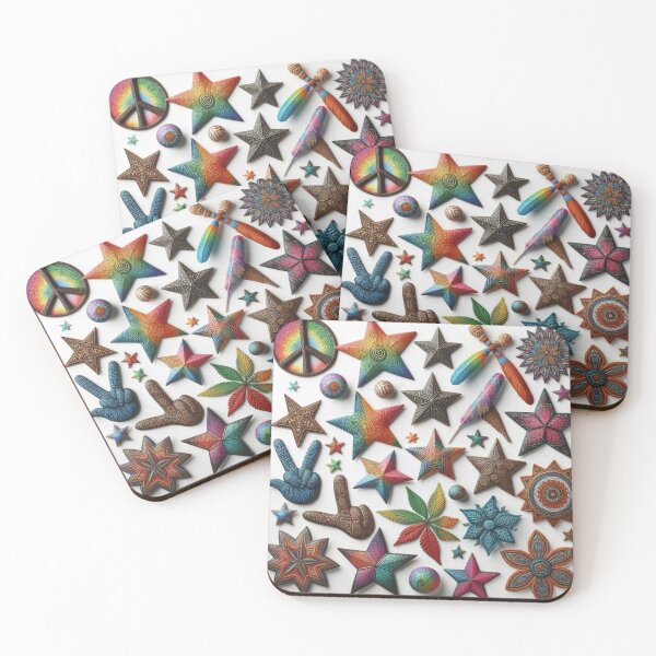 Item preview, stars designed and sold by ChicOnColore.