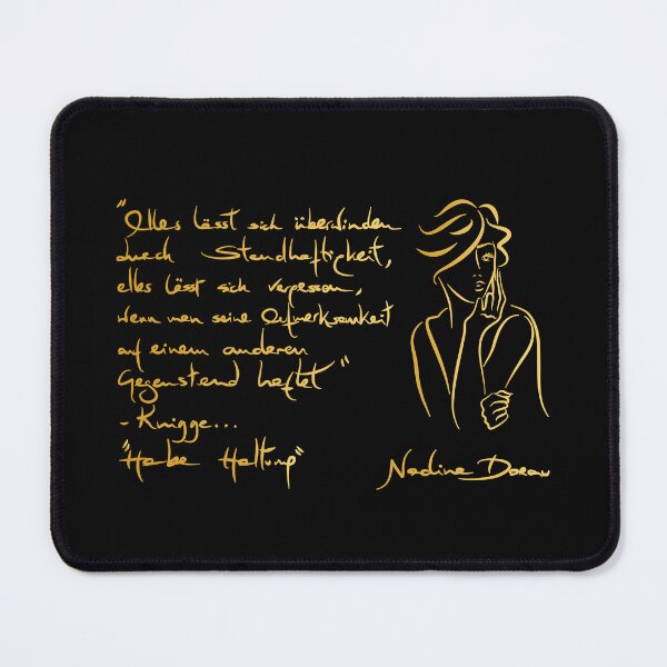 Artikelvorschau, Nadine Dorau _ Knigge Spruch | Zitat - 05 "GOLDEN SERIES" _Handmade entworfen und verkauft von Nadine Dorau.