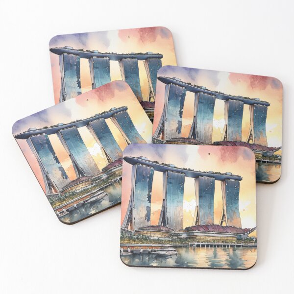 Item preview, Marina Bay Sands Singapore designed and sold by ArtsyTeegee.