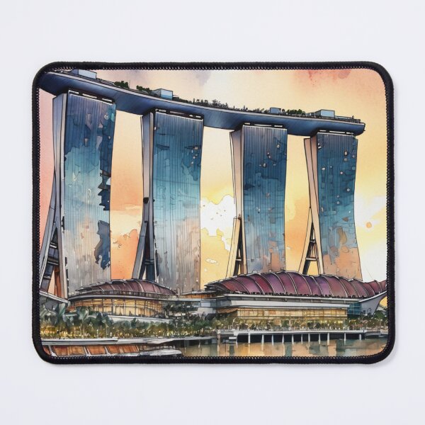 Item preview, Marina Bay Sands Singapore designed and sold by ArtsyTeegee.