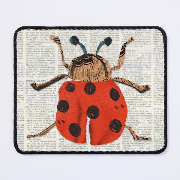 Item preview, Ladybug t-shirts, nature t-shirts, cute wildlife t-shirts, vintage style t-shirts. ,newspaper designed and sold by BeYourself1993.