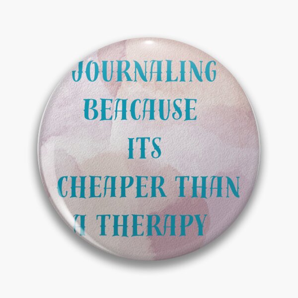 Item preview, journaling Cheaper Than a Therapy Funny sticker designed and sold by Tape2Sticker.