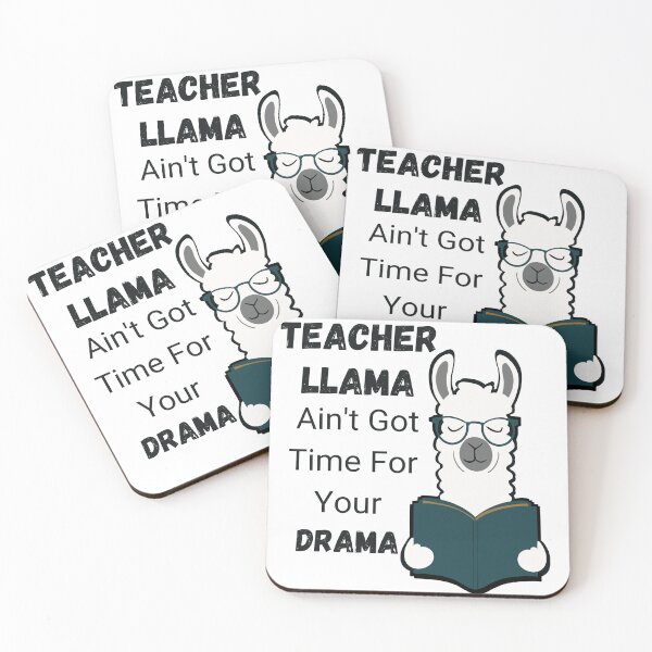 Item preview, Teacher Llama Ain't Got Time For Your Drama Funny Essential for Drama Teacher designed and sold by Angie-Atelier.
