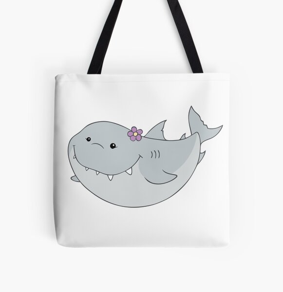 Friendly shark All Over Print Tote Bag