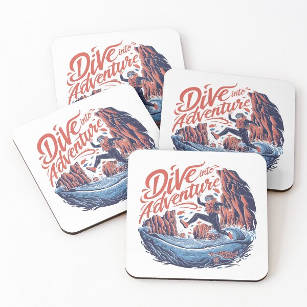 Item preview, Dive Into Adventure Exciting Coasteering designed and sold by behnay.