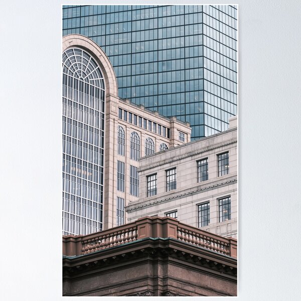 Item preview, Old and New In Downtown Boston designed and sold by mrdoomits.