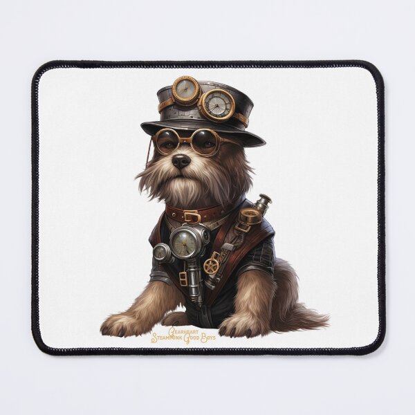 Item preview, Steampunk Dog Good Boy Gearheart 2 designed and sold by IBTees.