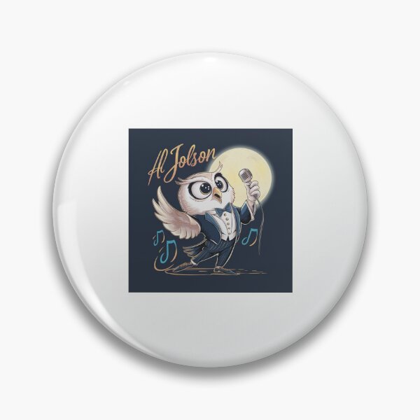 Item preview, Retro Jazz Owl Jolson - Nostalgic Night Singer designed and sold by Colorful-Garden.