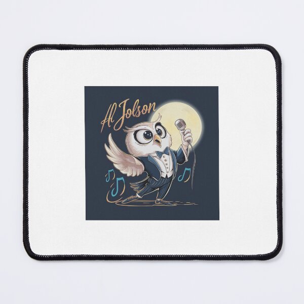 Item preview, Retro Jazz Owl Jolson - Nostalgic Night Singer designed and sold by Colorful-Garden.