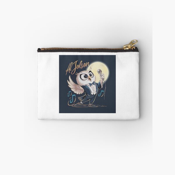 Item preview, Retro Jazz Owl Jolson - Nostalgic Night Singer designed and sold by Colorful-Garden.