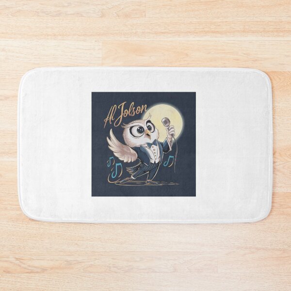 Item preview, Retro Jazz Owl Jolson - Nostalgic Night Singer designed and sold by Colorful-Garden.