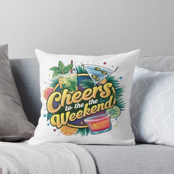Item preview, Cheers to the Weekend Vibrant Cocktails designed and sold by behnay.