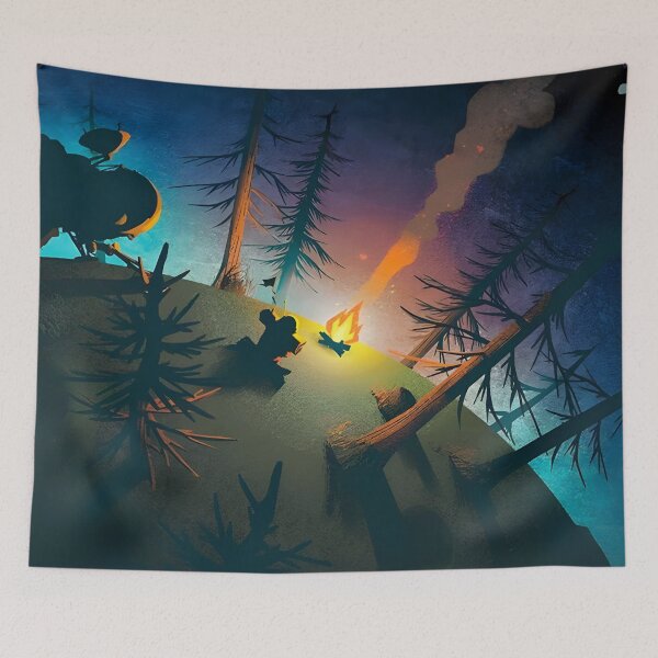 Item preview, Outer Wilds - Camp Fire in the Woods  designed and sold by ForevFantasy.