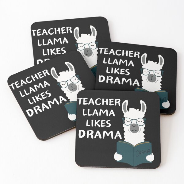 Item preview, Teacher Llama Likes Drama Funny Essential for Teacher Drama designed and sold by Angie-Atelier.