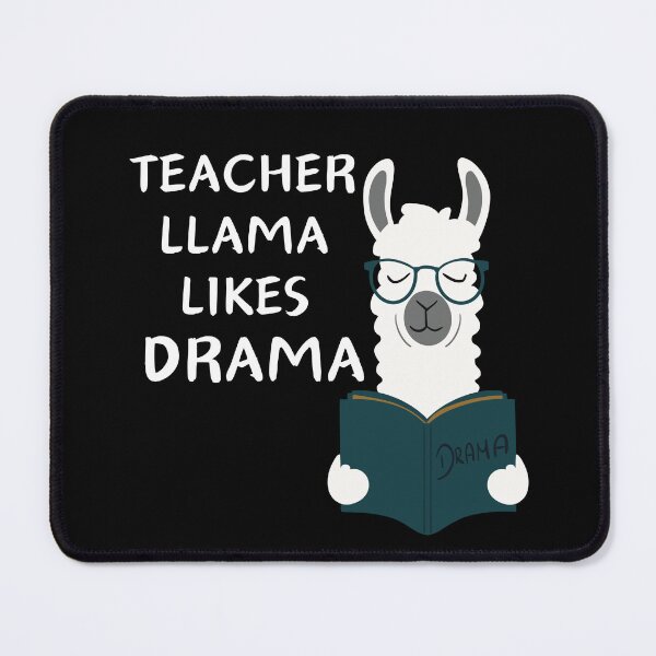 Item preview, Teacher Llama Likes Drama Funny Essential for Teacher Drama designed and sold by Angie-Atelier.
