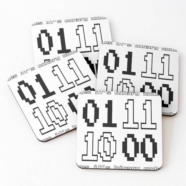 Item preview, Designer pixel binary code  designed and sold by Ananas artist.