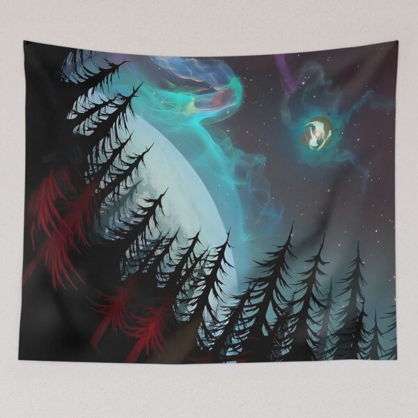 Item preview, Outer Wilds - Deep Forest Watching Planets  designed and sold by ForevFantasy.